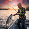 Stanky Danky Outdoors UV Long Sleeve Shirt — Novelty Fishing/Camping Graphic
