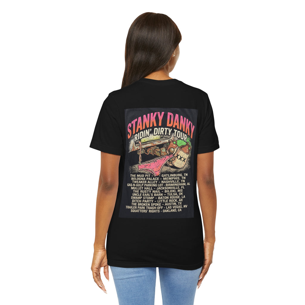 Ridin' Dirty Hillbilly Style Tee — "Stanky Danky" Tour Truck Graphic Tee