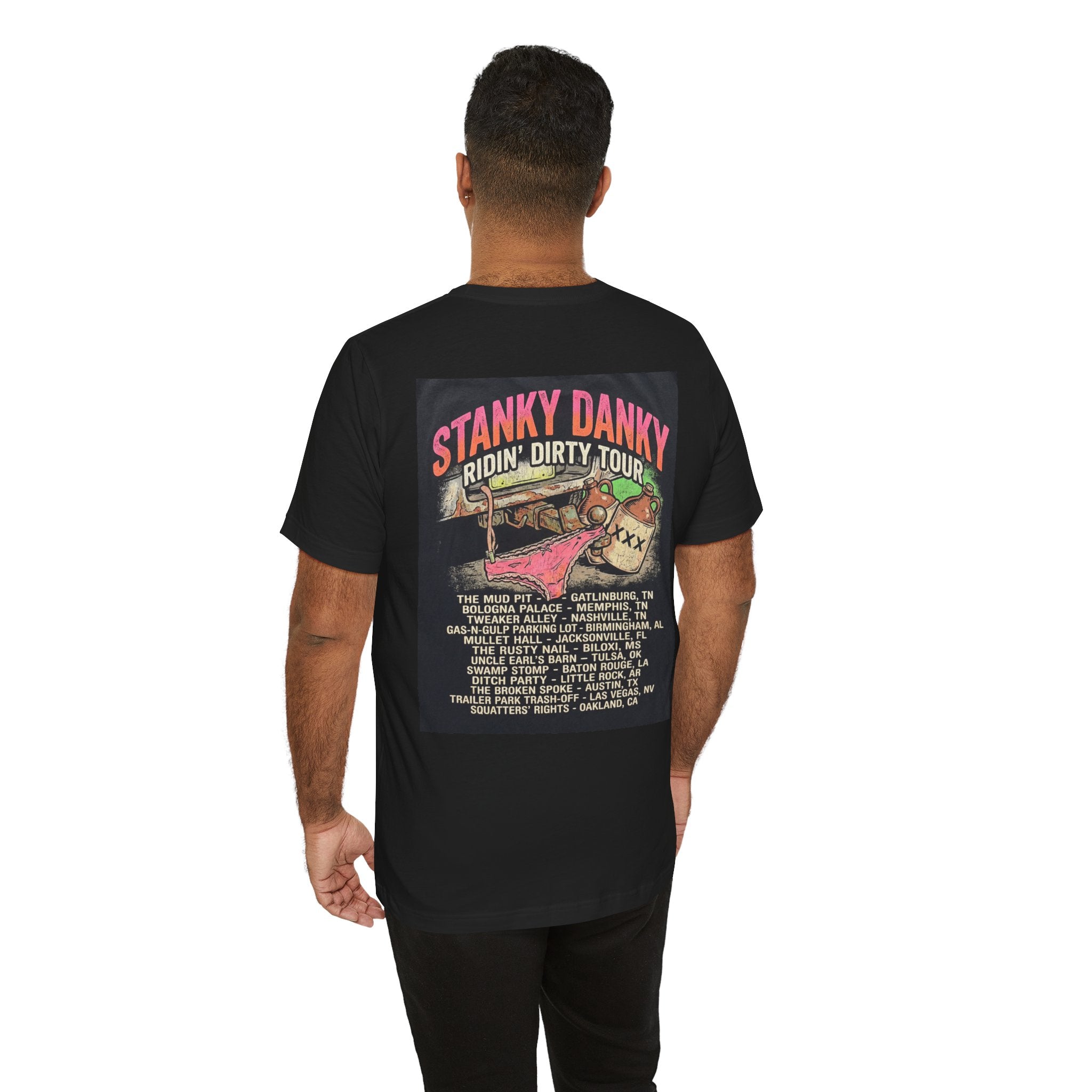 Ridin' Dirty Hillbilly Style Tee — "Stanky Danky" Tour Truck Graphic Tee